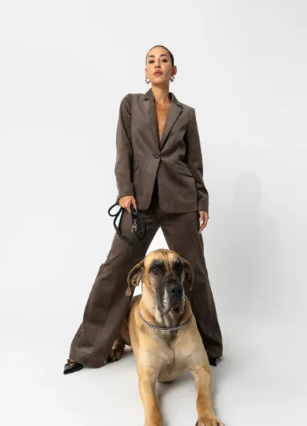 CORDUROY SUIT BLAZER