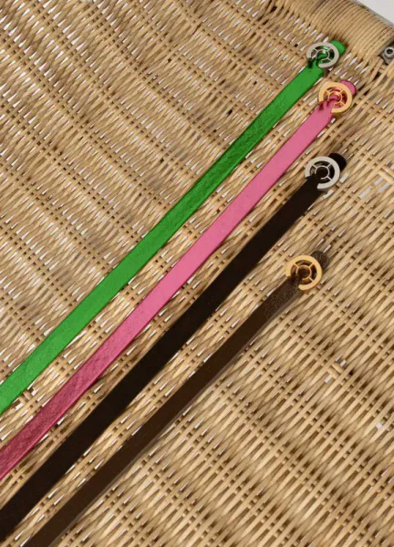MUD METALLIC SMALL LOGO BELT